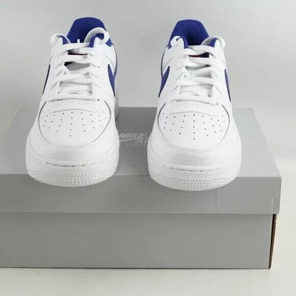 NEW Nike Air Force 1 Low GS White Deep Royal CT3839 101 - SIZE 4.5Y / 6 WOMENS